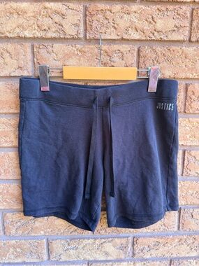 💫10/$25 • Justice Black Drawstring Waist Cotton Blend Shorts